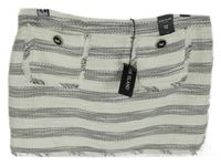 Nové - Dámská černo-bílá pruhovaná minisukně River Island 