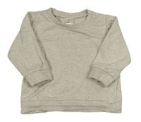 Světlebéžová melírovaná mikina H&M
