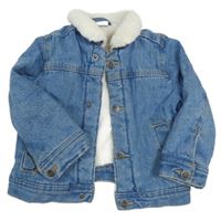 Modrá riflová zateplená bunda Harry Potter