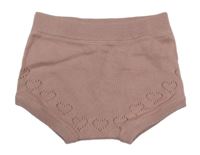 Růžové pletené kraťasy TU