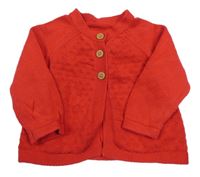 Červený propínací svetr Nutmeg