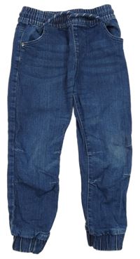 Tmavomodré teplákové jogger rifle F&F