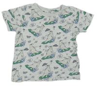 Šedé tričko s polárním medvědem 