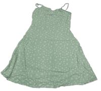 Zelenkavé květované šaty Primark