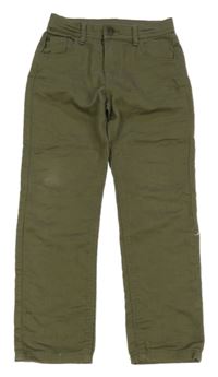 Khaki teplákové skinny rifle Topolino