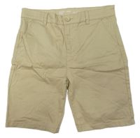 Béžové plátěné chino kraťasy Denim Co.
