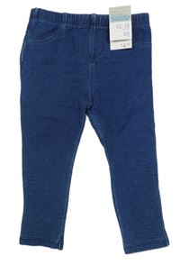 Nové - Tmavomodré legíny riflového vzhledu Primark