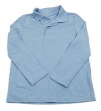 Světlemodré triko s límečkem TU 