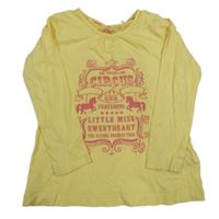 Žluté triko s cirkusem Lupilu 