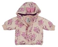 Světlemodrá šusťáková zimní bunda s Minnií a kapucí Primark