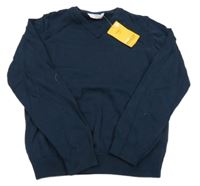 Nové - Tmavomodrý svetr M&S