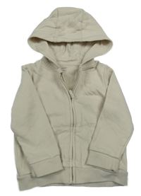 Béžová propínací mikina s kapucí F&F