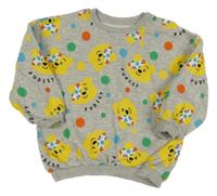 Šedá mikina s medvídky Pudsey George 