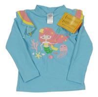 Nové - Tyrkysové UV triko s mořskou pannou Ollies Place