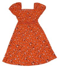Červené květované šaty Primark