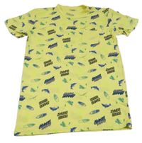 Žluté tričko s delfíny 