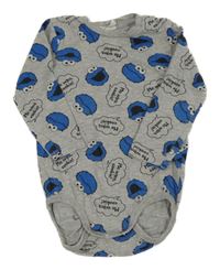 Šedé melírované body Sesame Street H&M