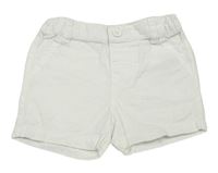 Bílé chino plátěné kraťasy PRIMARK