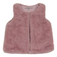 Růžová kožešinová podšitá vesta Lily&Jack