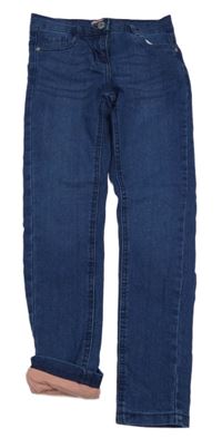 Modré skinny podšité rifle alive