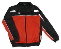 Černo-červená propínací sportovní mikina s logem MASITA