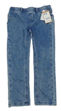 Nové - modré plísňové džegíny Mothercare