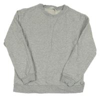 Šedá melírovaná mikina H&M