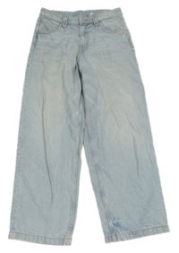 Světlemodré baggy waist rifle H&M