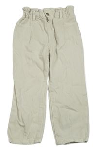 Béžové paper bag rifle Zara