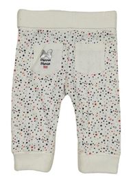 Bílé tepláky s hvězdami a Mickeym Disney