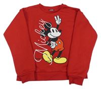 Červená mikina s Mickeym Primark