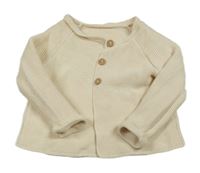 Béžový propínací svetr George