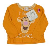 Nové - Oranžové triko s Tygrem Disney