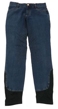 Tmavomodré skinny rifle