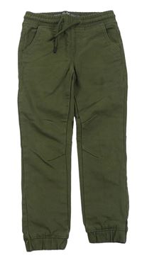 Khaki cuff slim rifle Denim Co.