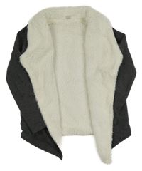 Šedý teplákový zateplený cardigan Esprit