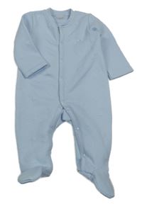 Světlemodrý teplákový overal s hvězdami 