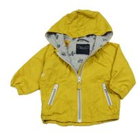 Okrová šusťáková jarní bunda s kapucí Next