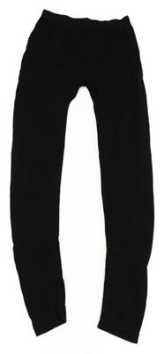 Černé spodní thermo kalhoty Pocopiano