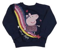 Tmavomodrá mikina s Peppou 