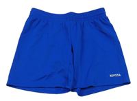 Safírové sportovní kraťasy s logem kipsta