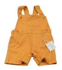 Nové - oranžové laclové riflové kraťasy 