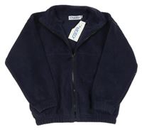 Nové - tmavomodrá fleecová propínací mikina Chantry