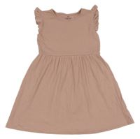 Starorůžové žebrované šaty H&M
