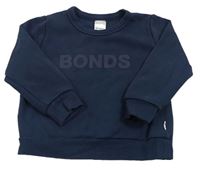 Tmavomodrá mikina s logem Bonds