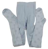 Světlemodré punčocháče s motýlky Topolino