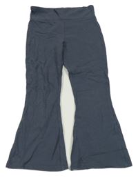 Šedomodré flare legíny Primark