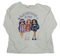 Bílé triko s dívkami 