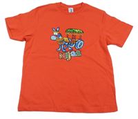 Červené tričko s oslíkem 