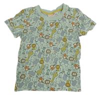 Zelené tričko se zvířátky Liegelind